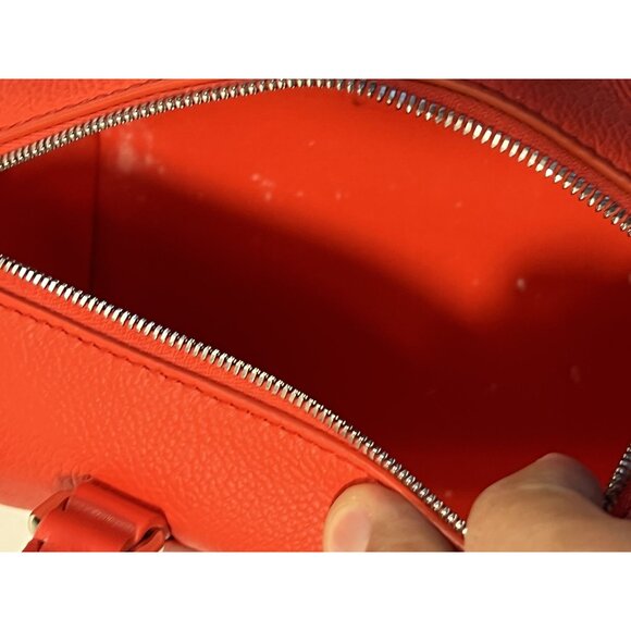 ALO Yoga Mini Voyage Bag in Italian Red Leather - Picture 9 of 9